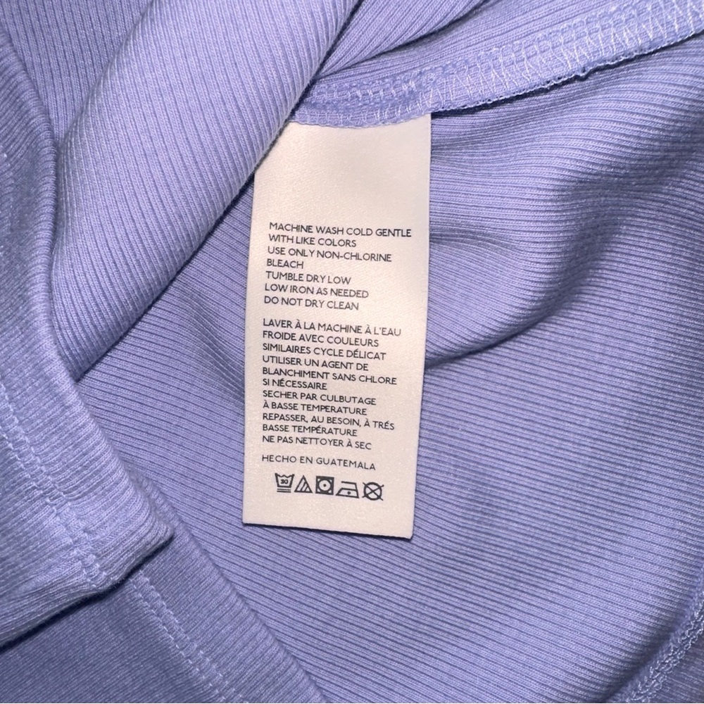 Anthropologie Maeve Periwinkle Cap Sleeve Top size small - Picture 5 of 5